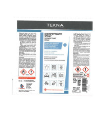 Disinfettante detergente alcolico - senza profumo - 400 ml - Tekna Disinfettante detergente alcolico - senza profumo - 400 ml - Tekna