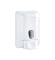 Dispenser da muro Prestige per sapone liquido - capacità 1 L - bianco/azzurro trasparente - Mar Plast Dispenser da muro Prestige per sapone liquido - capacità 1 L - bianco/azzurro trasparente - Mar Plast
