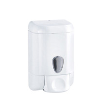 Dispenser da muro Prestige per sapone liquido - capacità 1 L - bianco/azzurro trasparente - Mar Plast Dispenser da muro Prestige per sapone liquido - capacità 1 L - bianco/azzurro trasparente - Mar Plast