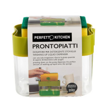 Dispenser detersivo stoviglie ProntoPiatti - con spugna abrasiva - 350 ml - Perfetto Dispenser detersivo stoviglie ProntoPiatti - con spugna abrasiva - 350 ml - Perfetto