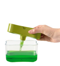 Dispenser detersivo stoviglie ProntoPiatti - con spugna abrasiva - 350 ml - Perfetto Dispenser detersivo stoviglie ProntoPiatti - con spugna abrasiva - 350 ml - Perfetto