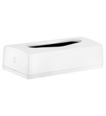 Dispenser per veline di carta - da muro - 27x7x14 cm - bianco - Mar Plast Dispenser per veline di carta - da muro - 27x7x14 cm - bianco - Mar Plast