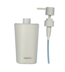 Dispenser sapone liquido Pronto Bagno - diametro 8 cm - 450 ml - PPL - bianco - Perfetto Dispenser sapone liquido Pronto Bagno - diametro 8 cm - 450 ml - PPL - bianco - Perfetto