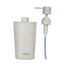 Dispenser sapone liquido Pronto Bagno - diametro 8 cm - 450 ml - PPL - bianco - Perfetto Dispenser sapone liquido Pronto Bagno - diametro 8 cm - 450 ml - PPL - bianco - Perfetto