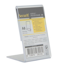 Display a L - 8 x 5,2 x  4,1 cm (A8) - Securit