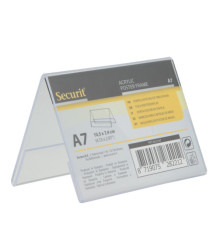 Display a V in plastica - 7,8 x 10,6 x 6,7 cm (A7) - Securit