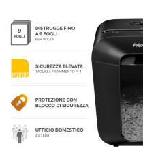 Distruggidocumenti LX 50 - a frammenti - Fellowes