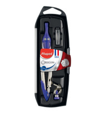 Compasso Origin - in acciaio - diametro max cerchio 420mm - 3 pezzi - Maped