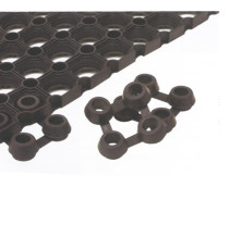 Connettori per tappeto in gomma Best - nero - Velcoc - conf. 25 pezzi