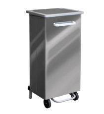 Contenitore a pedale Gastro - 110 L - acciaio - Stilcasa