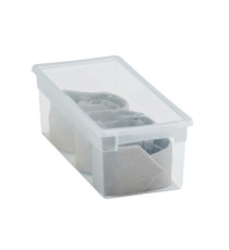Contenitore multiuso Light Box S - 17,8x39,6x13,2 cm - 7 L - plastica - trasparente - Terry