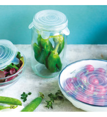 Coperchi in silicone Sigillafresco - Perfetto - set 6 pezzi