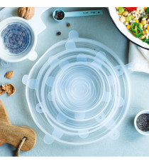 Coperchi in silicone Sigillafresco - Perfetto - set 6 pezzi