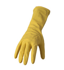 Coppia di guanti in lattice felpato R90 - tg M - giallo - Reflexx