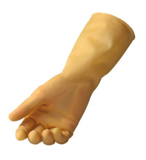 Coppia di guanti in lattice non felpato R92 - tg L - giallo - Reflexx Coppia di guanti in lattice non felpato R92 - tg L - giallo - Reflexx