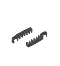 Coppia ganci di unione per sedute serie Dado - regolabile - nero - Unisit Coppia ganci di unione per sedute serie Dado - regolabile - nero - Unisit