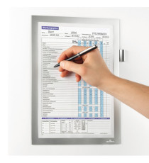Cornice adesiva Duraframe Note - pannello magnetico - A4 (21 x 29,7 cm) - argento - Durable Cornice adesiva Duraframe Note - pannello magnetico - A4 (21 x 29,7 cm) - argento - Durable