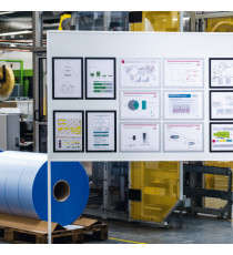 Cornice Duraframe Magnetic - A4 - 21 x 29,7 cm - arancio - Durable