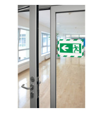 Cornice Duraframe Security - adesiva - pannello magnetico - A4  (21 x 29,7 cm) - verde/bianco - Durable Cornice Duraframe Security - adesiva - pannello magnetico - A4  (21 x 29,7 cm) - verde/bianco - Durable