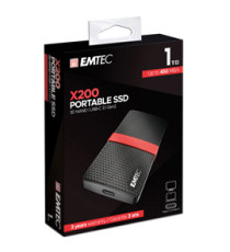 Emtec - Hard disk SSD esterno 3.1 - 1 TB - ECSSD1TX200 Emtec - Hard disk SSD esterno 3.1 - 1 TB - ECSSD1TX200