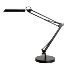 Lampada da tavolo Swingo - a led - con base e morsetto - 44 x 34,5 x 13,5 cm - 10 W - nero - Unilux Lampada da tavolo Swingo - a led - con base e morsetto - 44 x 34,5 x 13,5 cm - 10 W - nero - Unilux