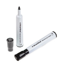 Marcatore per lavagne cancellabili Starline - punta tonda 2,0mm - nero - Starline