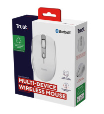 Mouse OZAA wireless - bianco - Trust