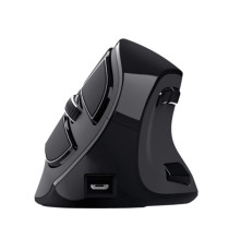 Mouse wireless ergonomico Voxx - ricaricabile - nero - Trust