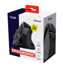 Mouse wireless ergonomico Voxx - ricaricabile - nero - Trust