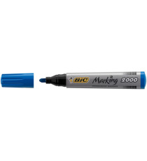 Marcatori permanente Marking a base d'alcool - punta tonda 1,70mm - blu - Bic - conf. 12 pezzi Marcatori permanente Marking a base d'alcool - punta tonda 1,70mm - blu - Bic - conf. 12 pezzi
