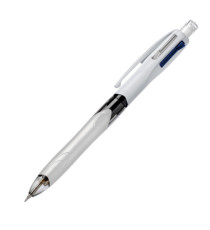 Penna a sfera a scatto multifunzione 4 Colors -  con portamine ricaricabile con mine HB da 0,7mm - nero, blu, rosso - fu