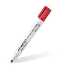 Pennarelli Lumocolor whiteboard 351 - punta tonda - tratto 2 mm - rosso - Staedtler Pennarelli Lumocolor whiteboard 351 - punta tonda - tratto 2 mm - rosso - Staedtler