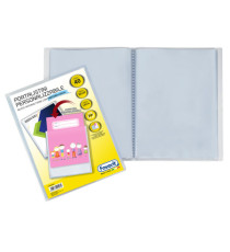 Portalistini personalizzabile Premium - liscio - 22x30 cm - 40 buste - trasparente - Favorit