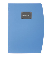 Portamenù Rio - 1 inserto doppio incluso - A4 - 24 x 34 cm - blu - Securit