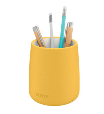 Portapenne Cosy - 10,8 x 8,5 cm - ceramica - giallo - Leitz Portapenne Cosy - 10,8 x 8,5 cm - ceramica - giallo - Leitz