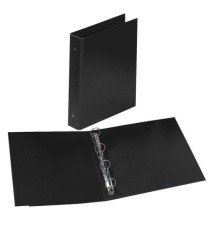 Raccoglitore Europa - 22 x 30 cm - 4 anelli tondi 50 mm - dorso 6 cm - nero - Favorit