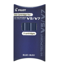 Refill Hi Tecpoint V5/V7 ricaricabile begreen - blu - Pilot - conf. 3 pezzi Refill Hi Tecpoint V5/V7 ricaricabile begreen - blu - Pilot - conf. 3 pezzi