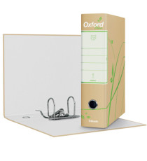 Registratore Oxford Green G85 - dorso 8 cm - protocollo 23x33 cm - avana - Esselte