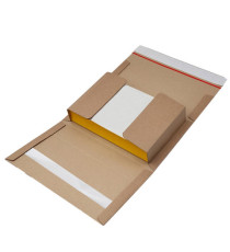 Scatola automontante altezza variabile BOOKBOX - L - 36,5 X 25 X 8 cm - cartone - avana - Blasetti Scatola automontante altezza variabile BOOKBOX - L - 36,5 X 25 X 8 cm - cartone - avana - Blasetti