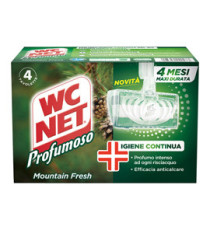 Tavoletta Profumoso Mountain Fresh - WC Net - 4 gabbiette da 34 gr Tavoletta Profumoso Mountain Fresh - WC Net - 4 gabbiette da 34 gr