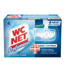 Tavoletta Profumoso Ocean Fresh - WC Net - 4 gabbiette da 34 gr Tavoletta Profumoso Ocean Fresh - WC Net - 4 gabbiette da 34 gr