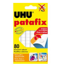 Supporti in gomma adesiva UHU Patafix - bianco - UHU - conf. 80 pezzi