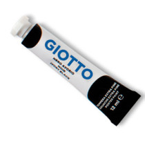 Tempera Tubo 4 - 12ml - nero - Giotto