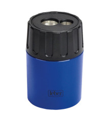 Temperamatite - 2 fori - con contenitore - Lebez Temperamatite - 2 fori - con contenitore - Lebez