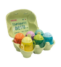 Temperamatite Ovetto - 2 fori - colori assortiti - Arda Temperamatite Ovetto - 2 fori - colori assortiti - Arda