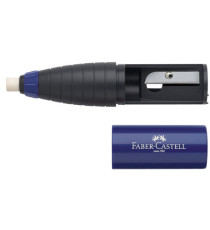 Temperamatite Twist Combi con gomma con contenitore - 1 foro- Faber Castell