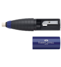 Temperamatite Twist Combi con gomma con contenitore - 1 foro- Faber Castell