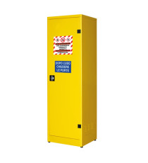 Armadio di sicurezza per liquidi infiammabili - 57,5 x 50 x 185 cm - giallo - Carvel