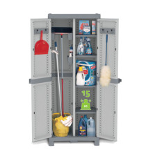 Armadio Domino Wave - Base 3700 UW - 2 ante -70 x 43, 8x1 81,8 cm - PPL - grigio - Terry Armadio Domino Wave - Base 3700 UW - 2 ante -70 x 43, 8x1 81,8 cm - PPL - grigio - Terry