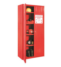 Armadio in metallo per DPI - a 2 ante - 80 x 40 x 180 cm - rosso - Fasma